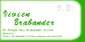 vivien brabander business card